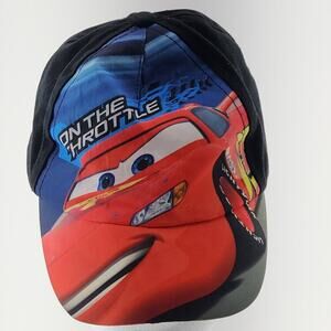 Disney Pixar Cars Lightning McQueen Toddler Hat – Adjustable Strap